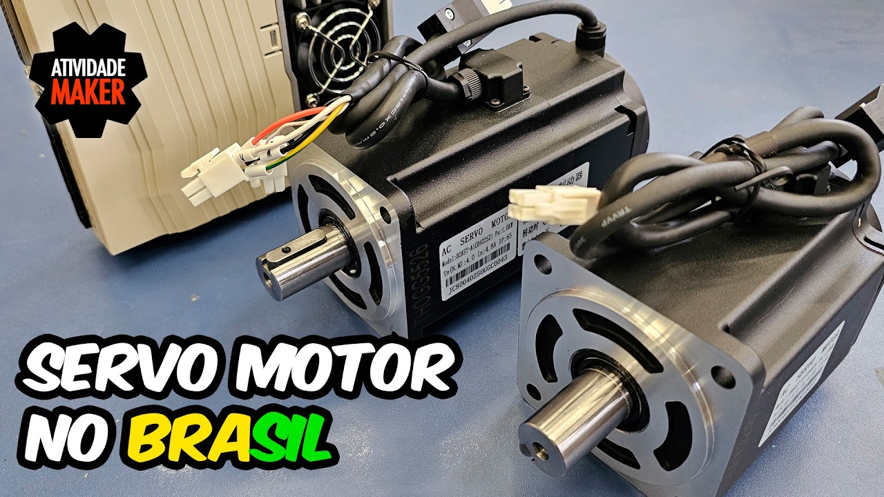 CNC Router - Unboxing - Servo Motor 1000W com Freio