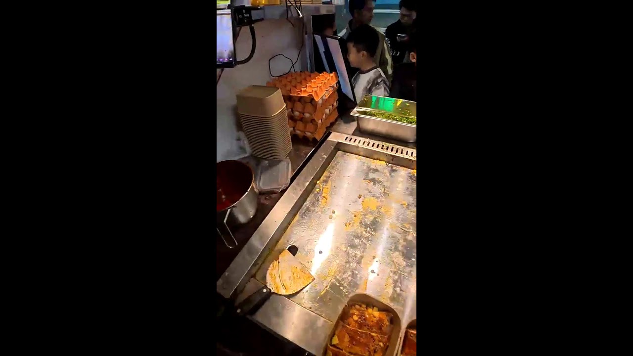 Street Snack Livestream | Kao Leng Mian Prep & Flip | Natural Sound