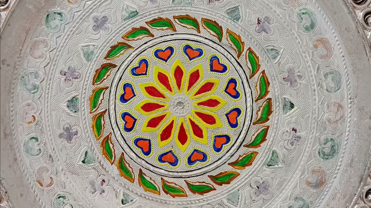 Color Shade Mix- Plate Art by Sush | DIY Painting |Ecofriendly | Waste to Wealth @Sushama_Shinde1809