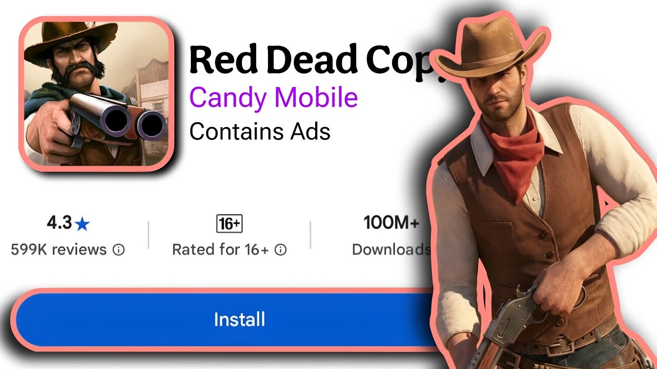 I Tried Red Dead Redemption Copy Games from Play Store 😂 | Best Copies Ever?