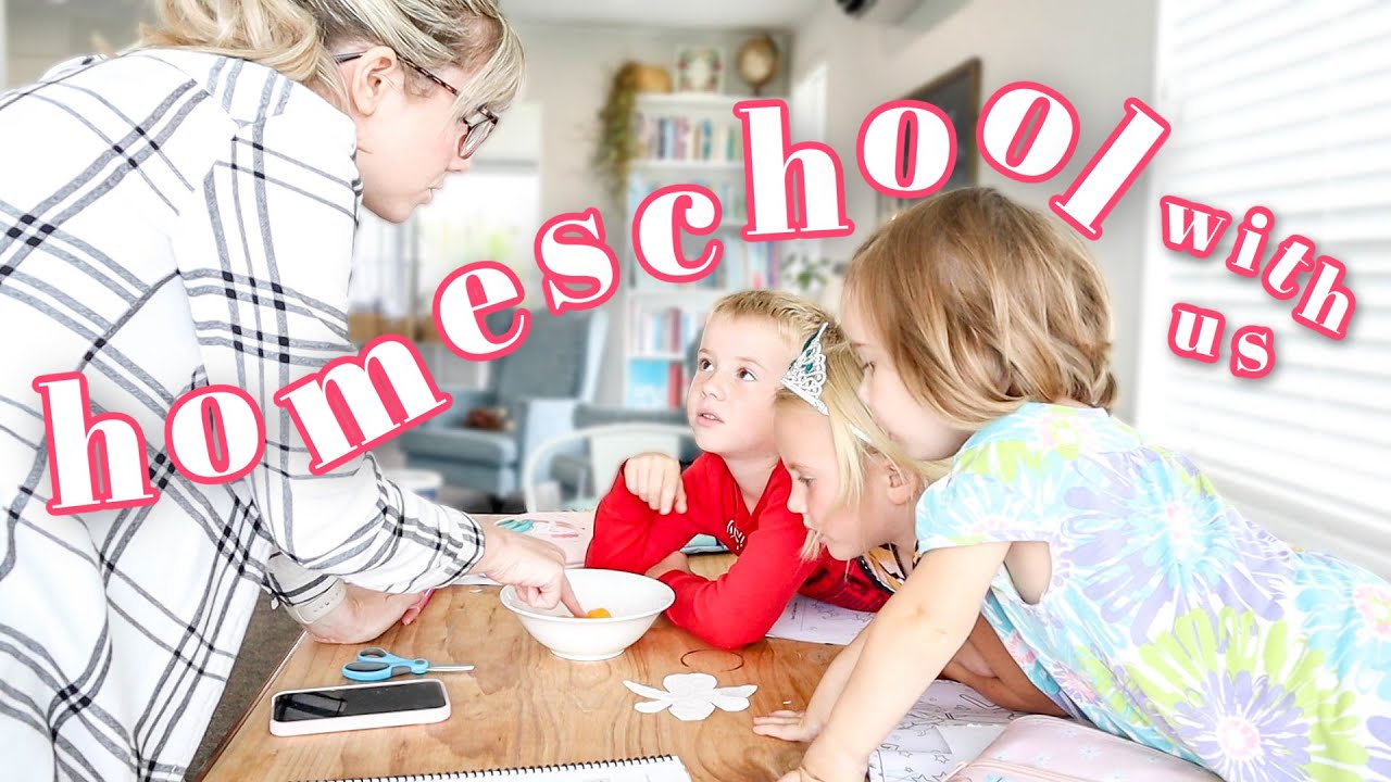 HOMESCHOOL DAY IN THE LIFE | Homeschool with us! | 2nd grade, Kindergarten & Preschool