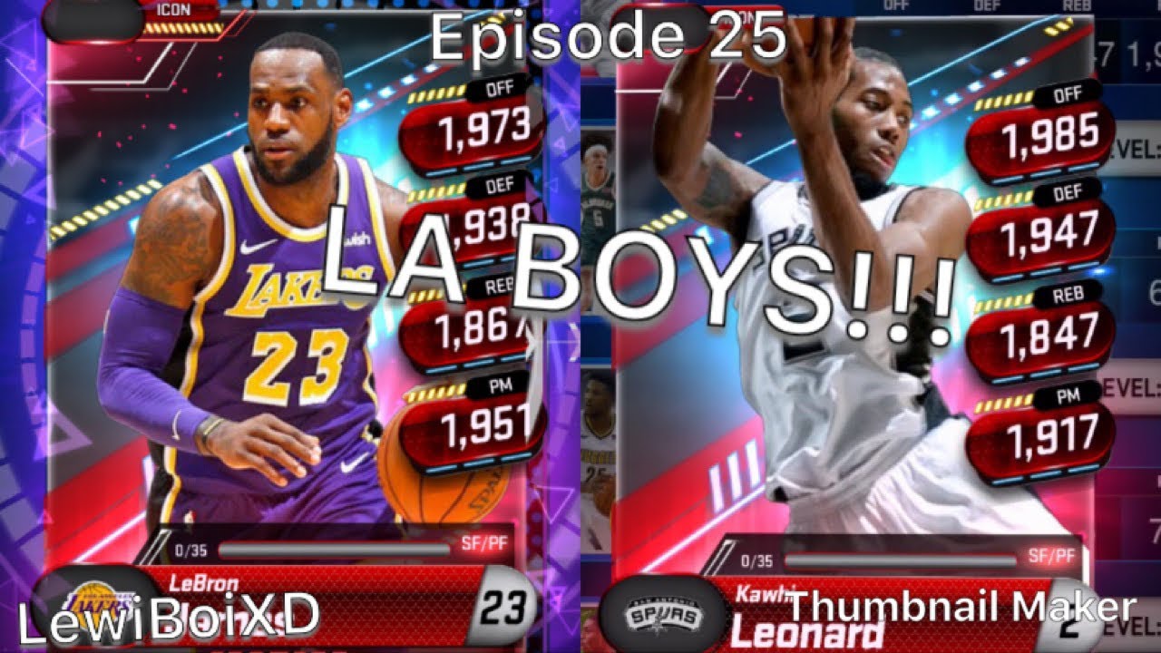 TWO LA ICON PULLS!!! (My NBA 2k19 ep.25)