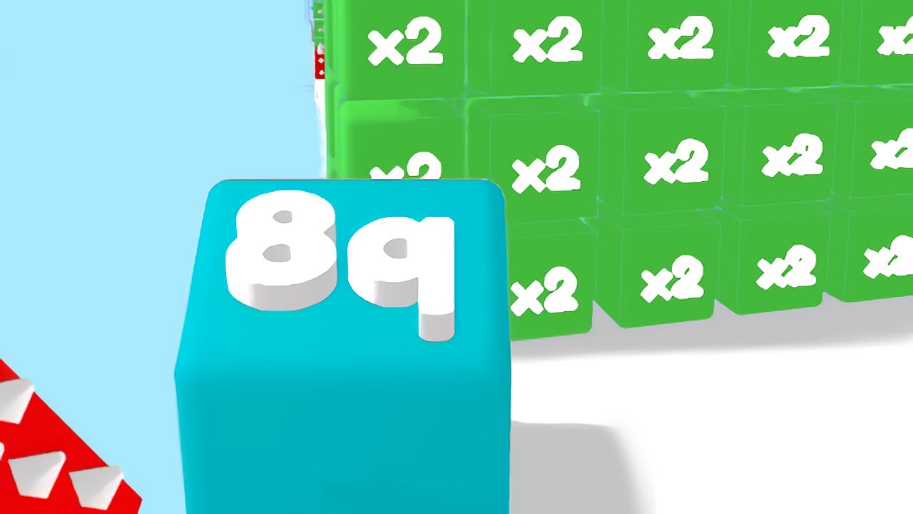 LOOP CUBE 2048 — REACH UP 8 QUADRILLION CUBE! (Gameplay*)