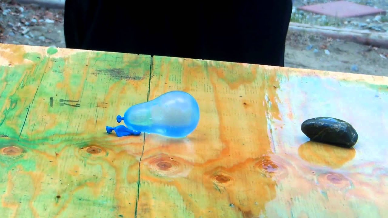 Slow-Mo Productions: Slicing Water Balloons