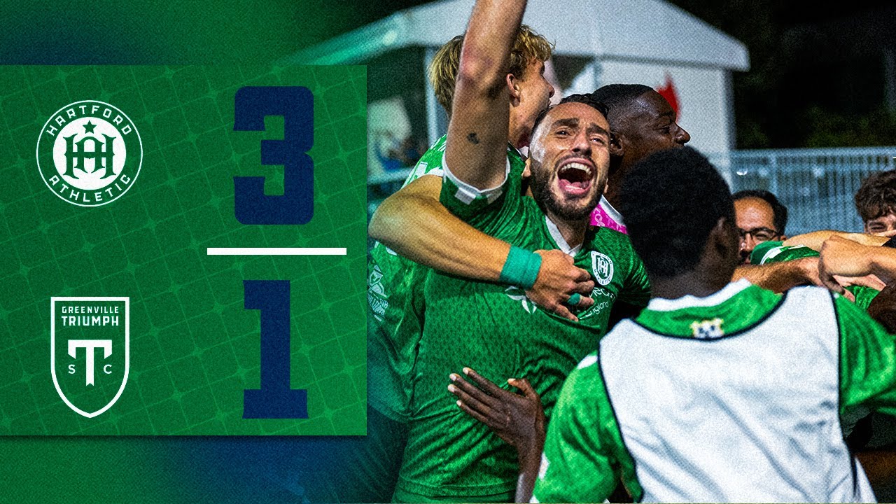 FINALS BOUND 🏆 | Hartford Athletic 🆚 Greenville Triumph SC | USL J&auml;germeister Cup