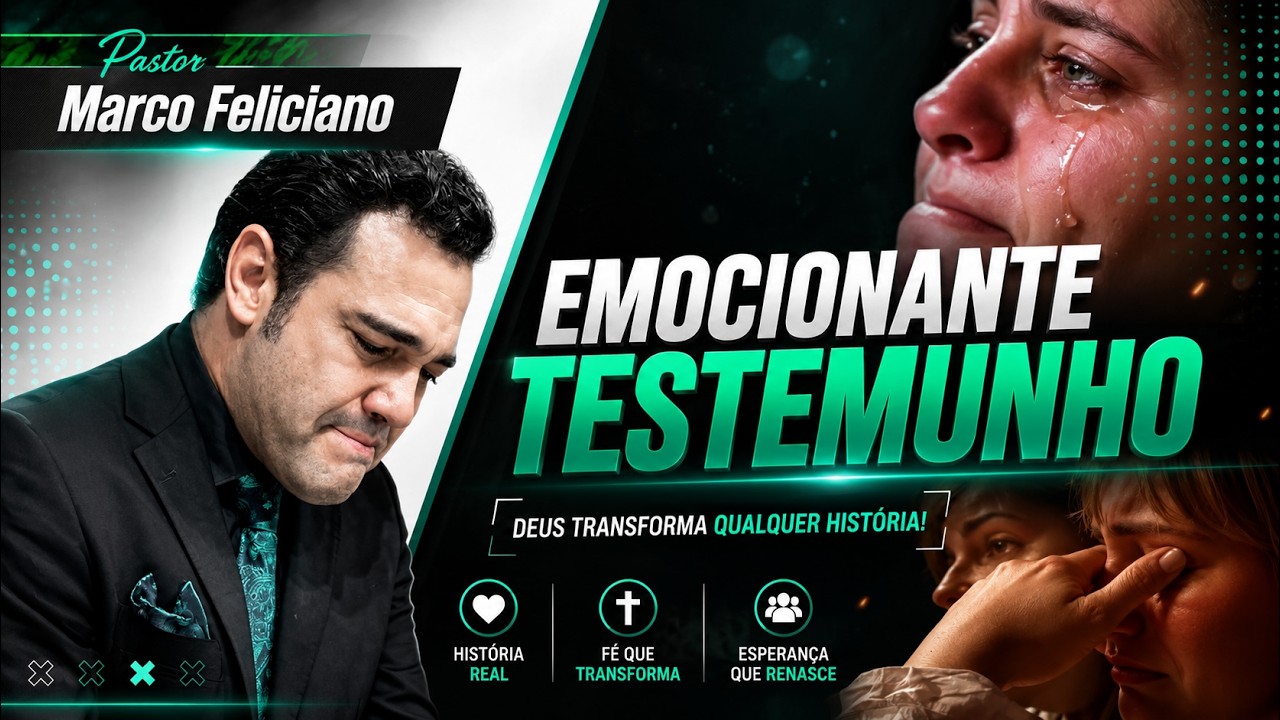 TESTEMUNHO DO PASTOR MARCO FELICIANO EMOCIONANTE