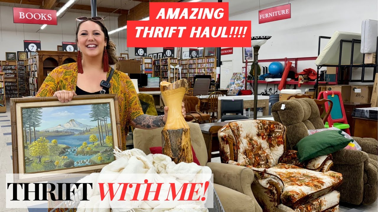 WE SCORED AT THE FIRST STOP! Thrift With Us! Reselling Vintage Shopping Vlog