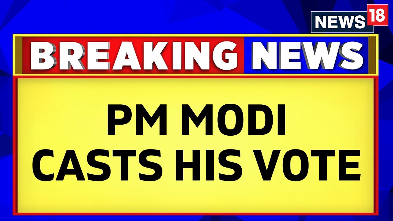 Gujarat Assembly Polls | PM Modi Casts His Vote In Ahmedabad For Gujarat Elections 2022 | News18