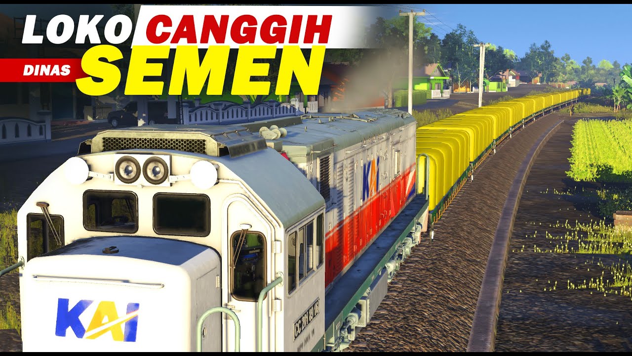 Marathon Dinas Semen Ke Purwokerto | Karangtalun - Purwokerto | Trainz Simulator Indonesia
