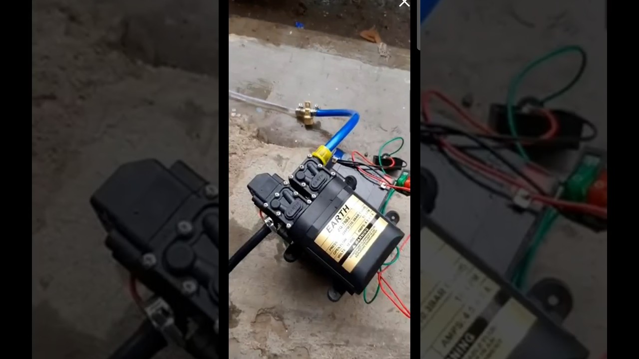 Spraye High Pressure water 12v dc Portable Diaphragm Pump 250PSI