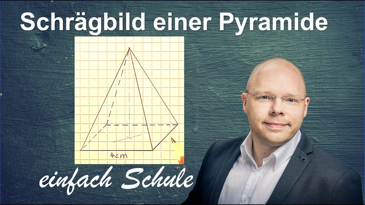 Schrägbild einer Pyramide zeichnen