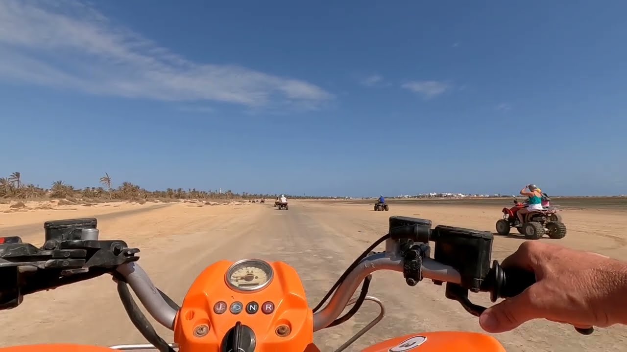 Quad à Djerba Midoun en Tunisie filmé le 20 septembre 2022