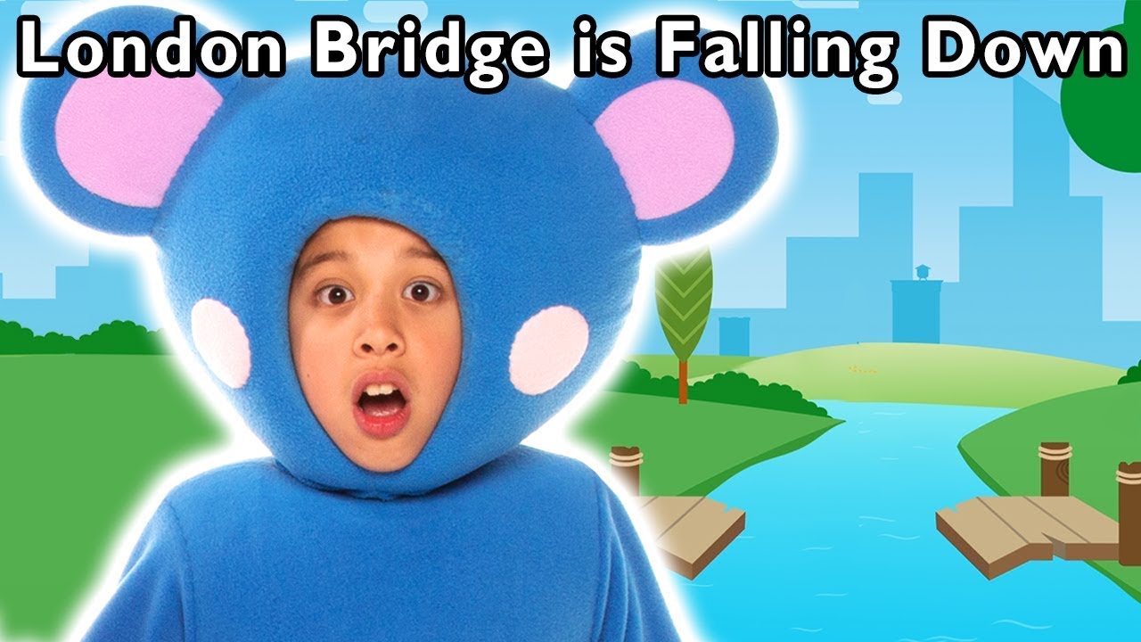 London Bridge is Falling Down |  Nursery Rhyme Fun | Mother Goose Club Kid Songs and Baby Songs