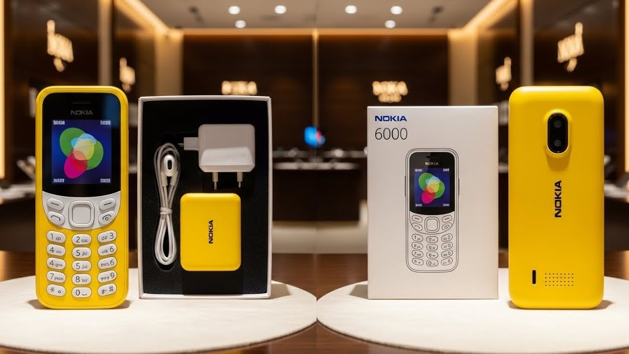 Nokia 6000 Button Mobile 2026 | Simple, Strong & Reliable Classic Phone 🔘💪