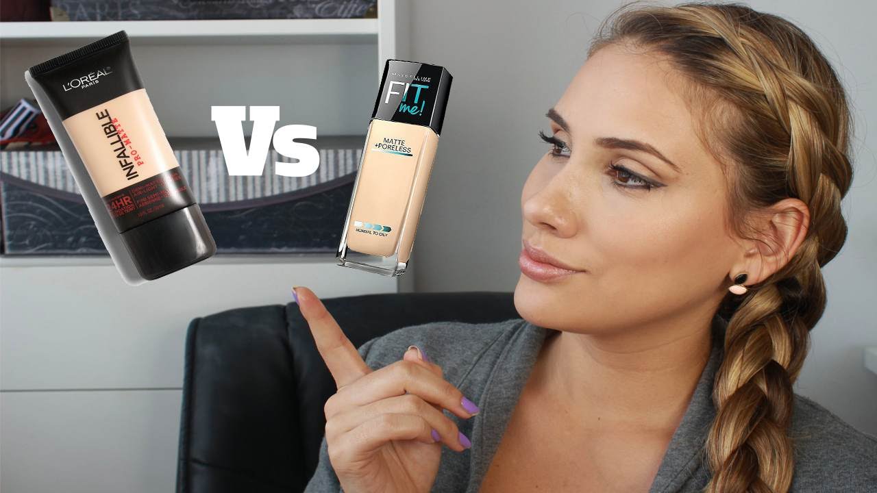 Comparación de bases: Loreal Infallible Vs Maybelline Fit me Poreless