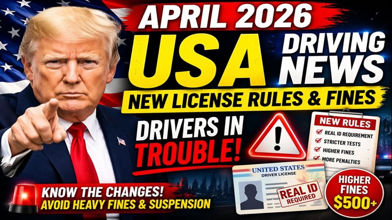 🚨 April 2026 USA Driving Update | New License Rules Explained | Drivers Face Heavy Fines