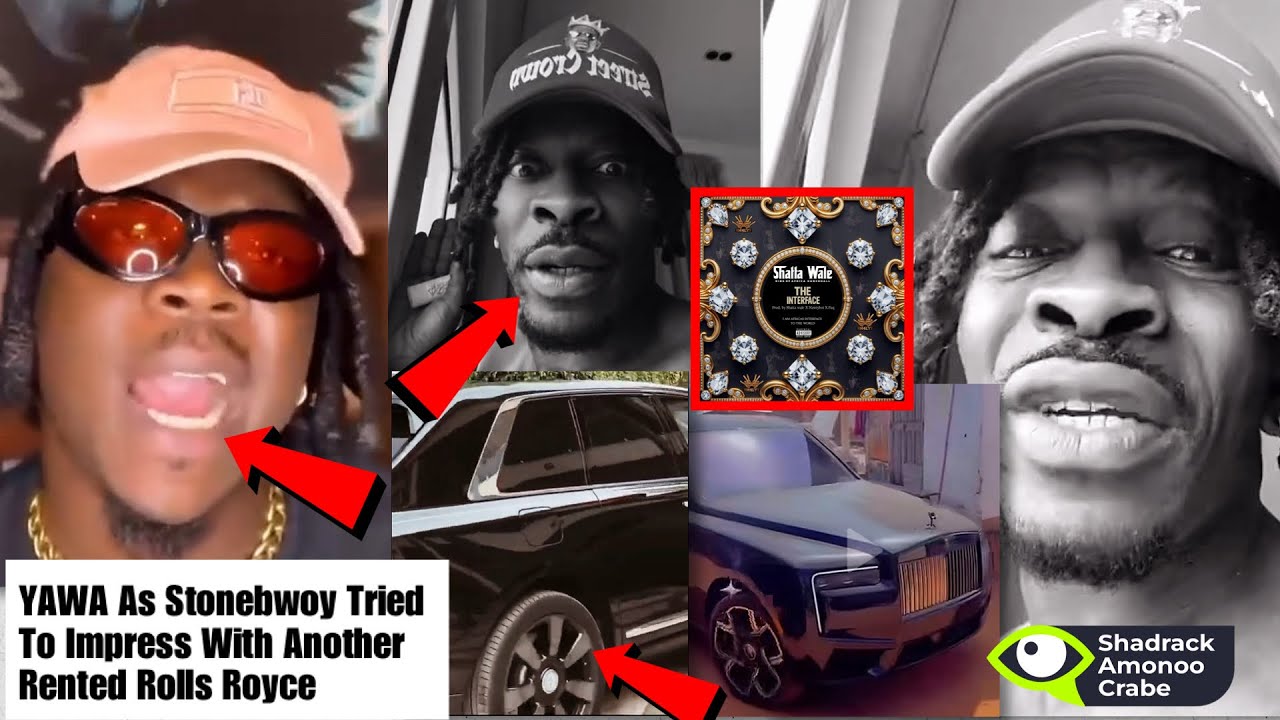 BIG YAWA! Stonebwoy Busted Again! As He Tried To Flex With Another Rolls Royce! Fans Catch am!OH!💔😫