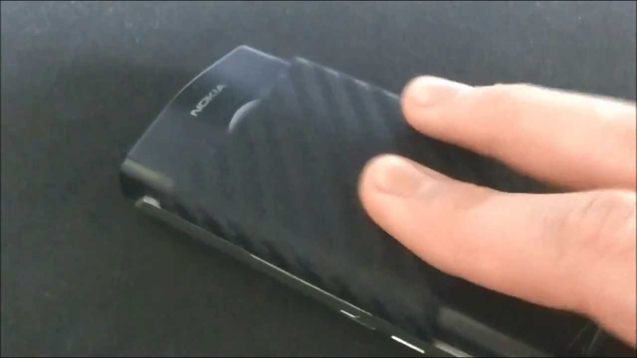 Mobile Phone Wrapping Carbon Nokia N70 Silver / Handy mit 3M DI-NOC 3D CARBONFOLIE Foliert