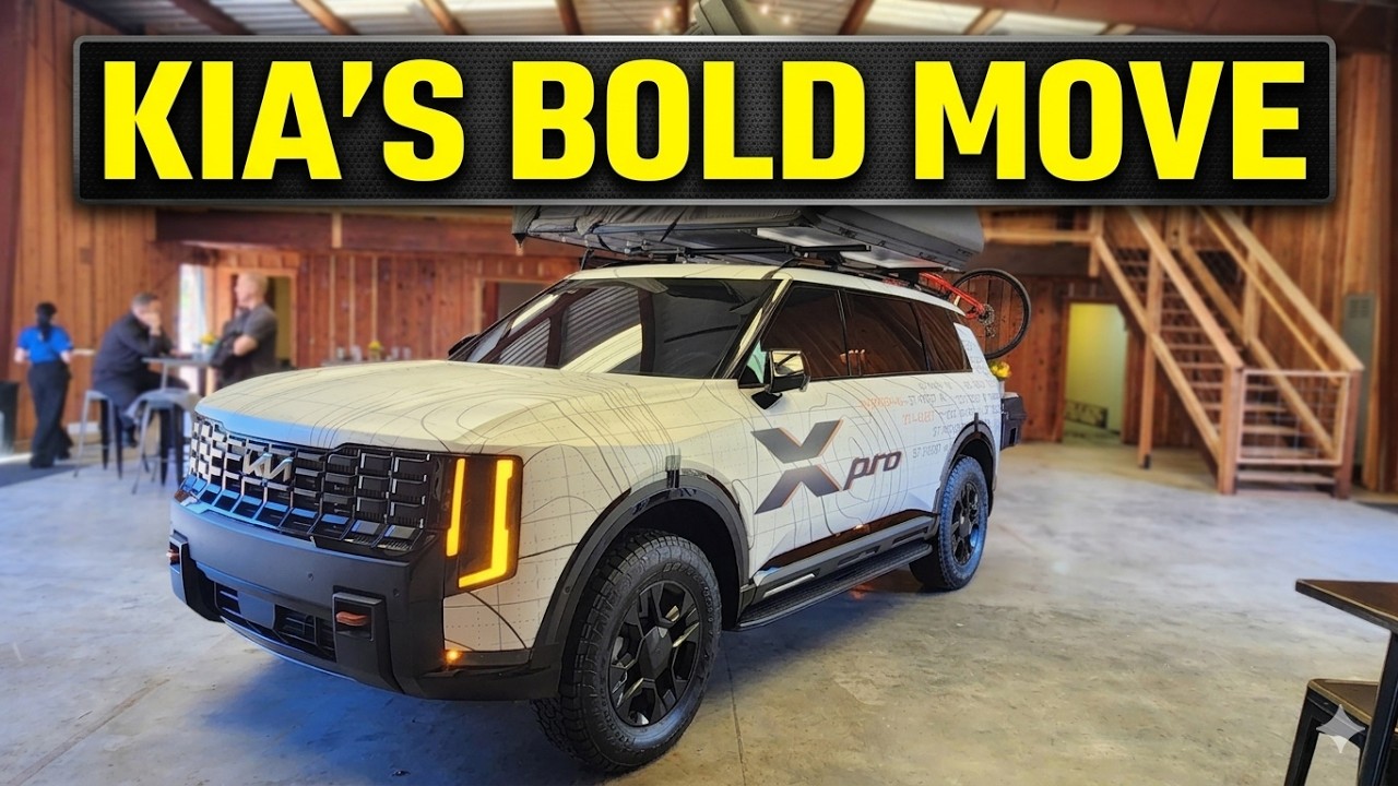 Этот Kia Telluride Off-Road 2027 года представляет собой серьёзную угрозу для культуры кемпинга T...