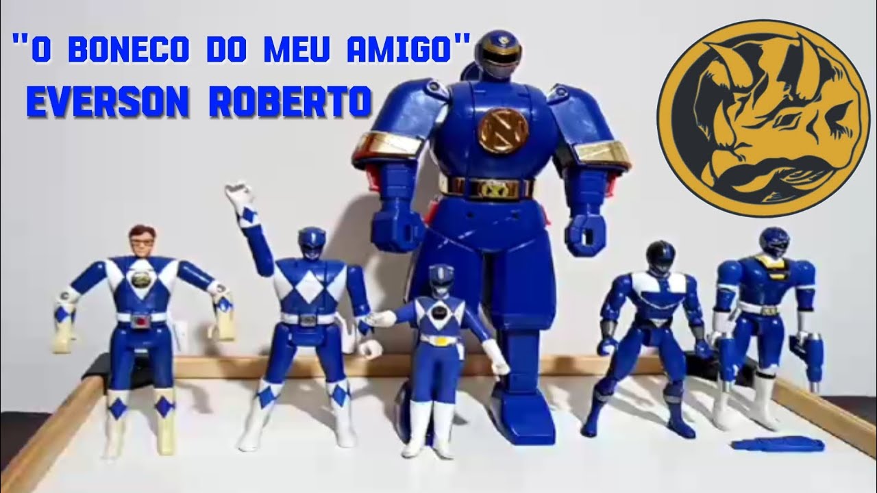 Power Rangers Invasão do Ranger Azul #bonecos #actionfigures  #powerrangers #blueranger #edição #48k