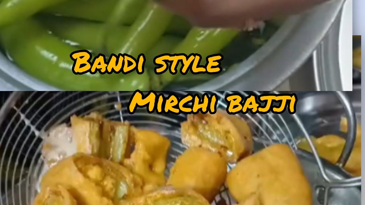 Pachi mirchi bajji😋😋