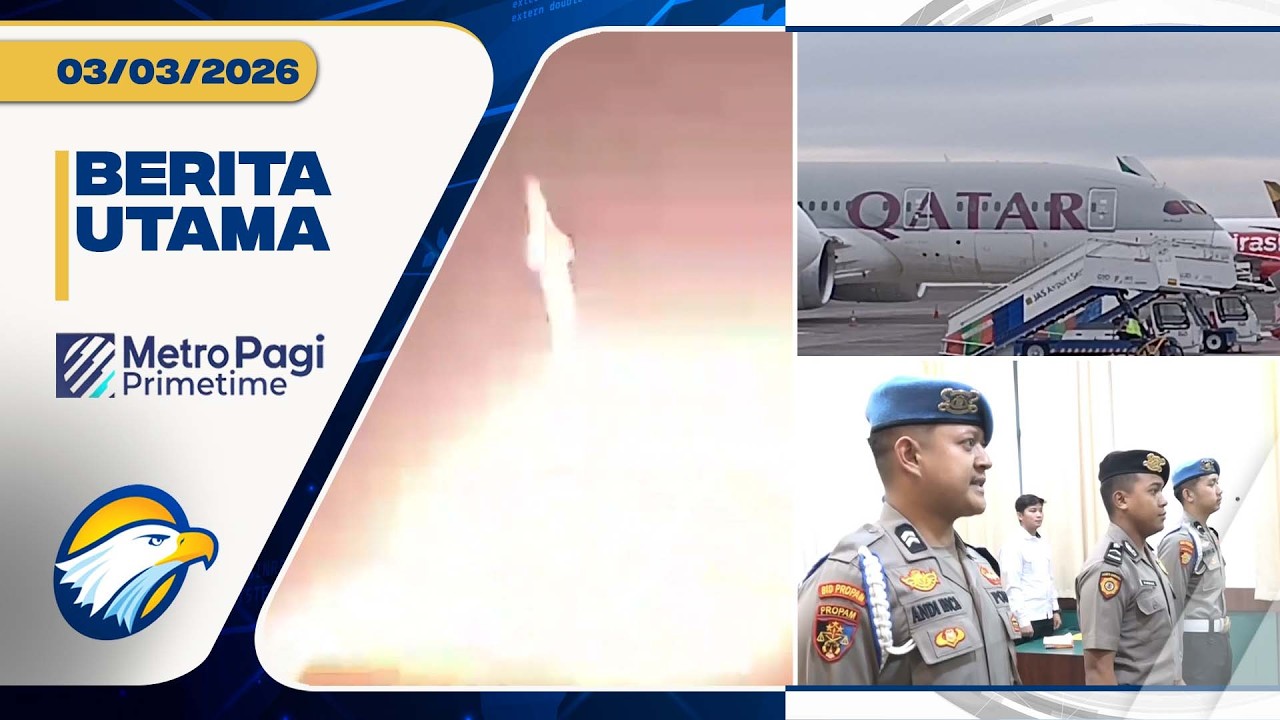 BERITA UTAMA - Iran Tembak Drone AS, Lima Penerbangan Gagal, Bripda Pirman Dipecat