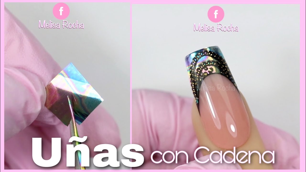 Uñas con cadena 💅🏼✨ Nail Art
