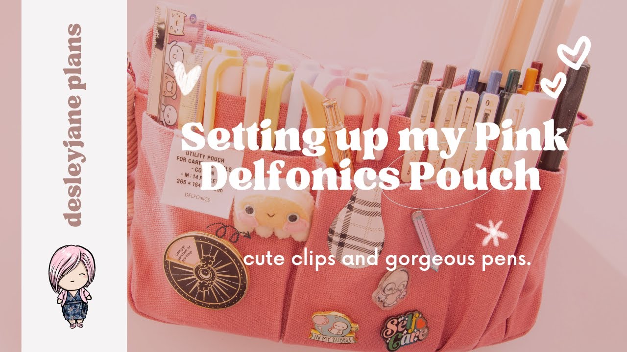 Setting up my Pink Delfonics Pouch!