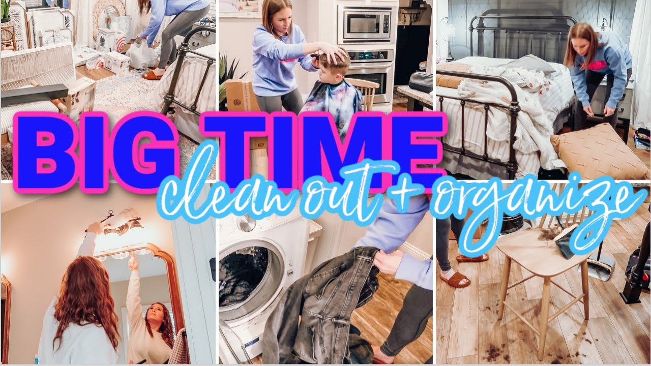 BIG TIME CLEAN OUT + EXTREME ORGANIZATION | DEEP CLEAN WITH ME