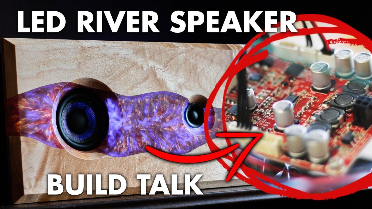 LED Epoxy Resin River Table Bluetooth Speaker | 🔊BUILD TALK!🛠️