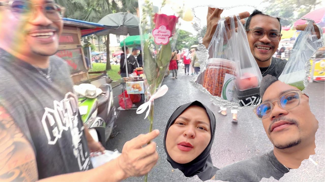 EBEL COBRA DAN SILVY JOGGING SAMBIL TAMASYA CEMILAN