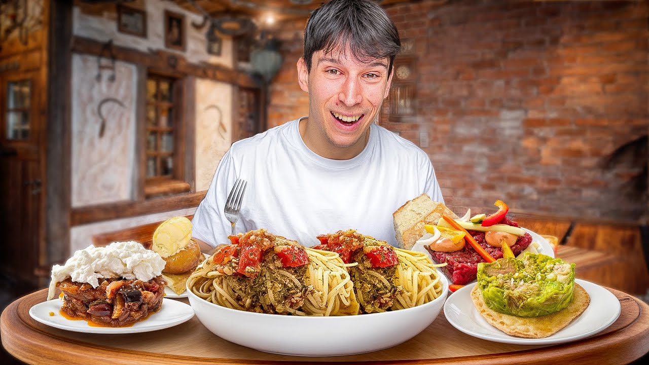 Una TRATTORIA nascosta con menù degustazione da 7 portate