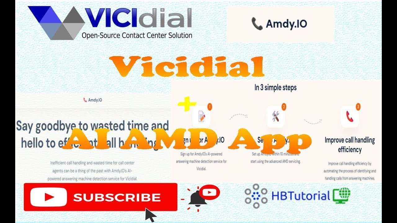 Vicidial Efficiency with AMDY.io AI Answering Machine Detection | Transform Your Call Handling Now!