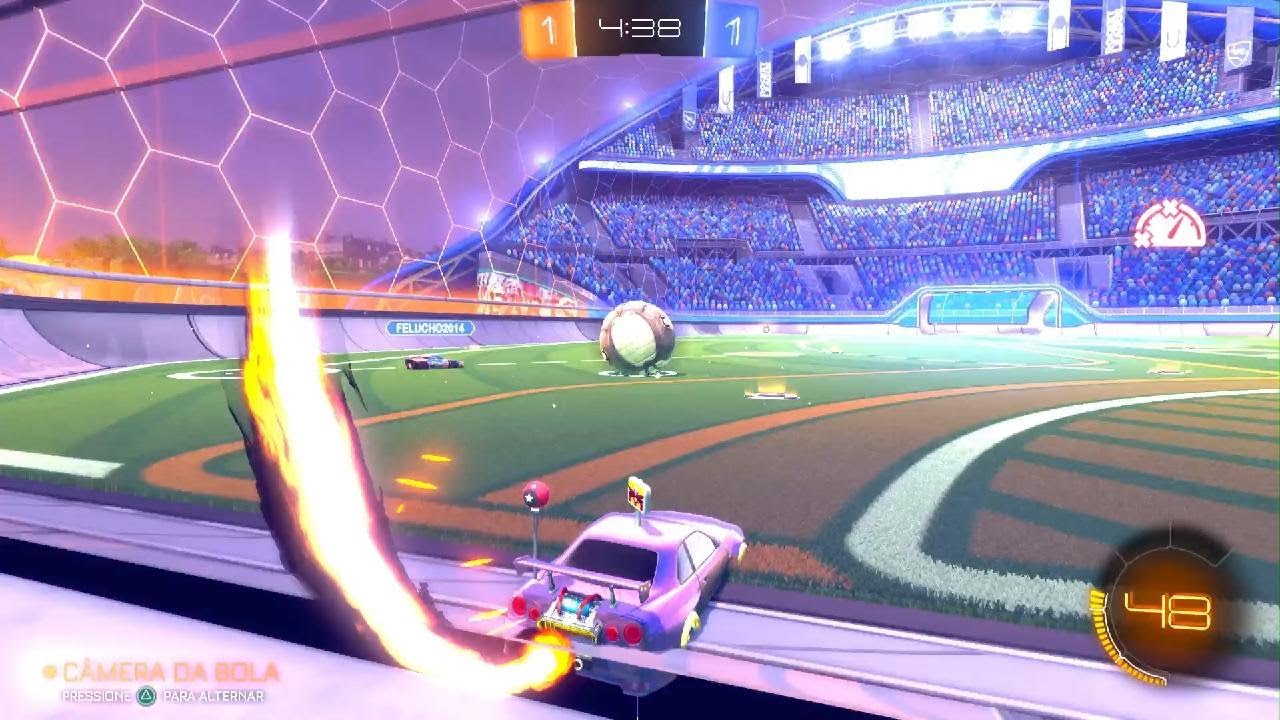 Rocket League jogando no ps5 