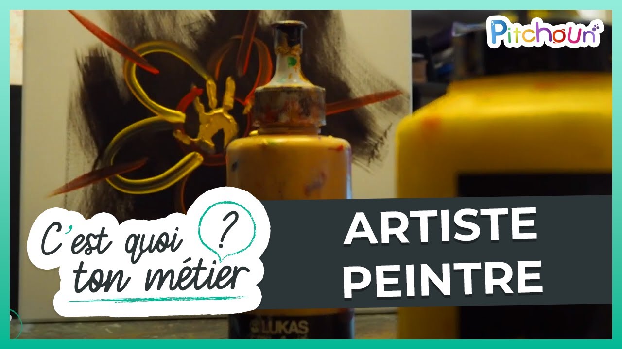 Découverte du métier d'Artiste Peintre - C'est quoi ton métier ?
