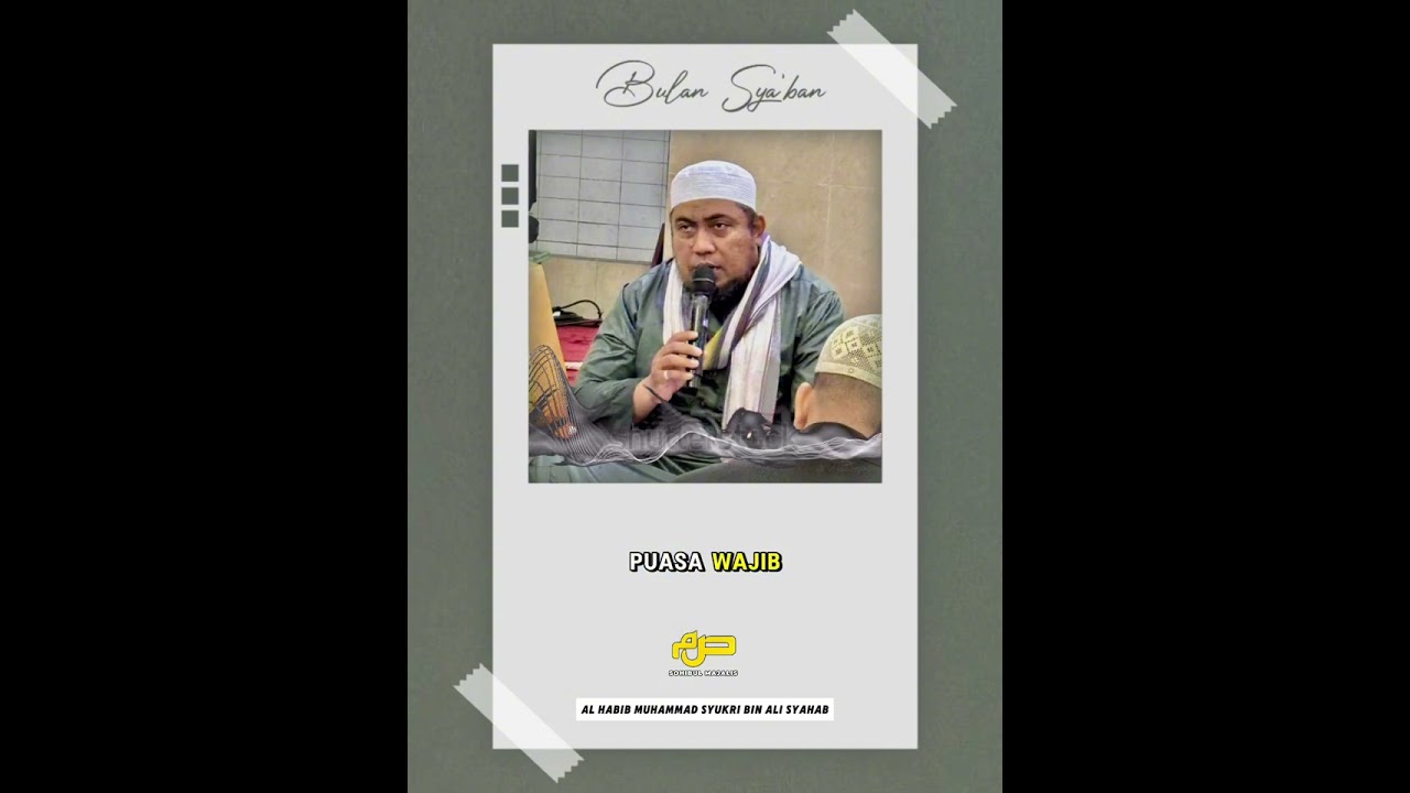 🔴 PUASA SETELAH NISFU SYAKBAN, FAHAMI JANGAN GAGAL FAHAM