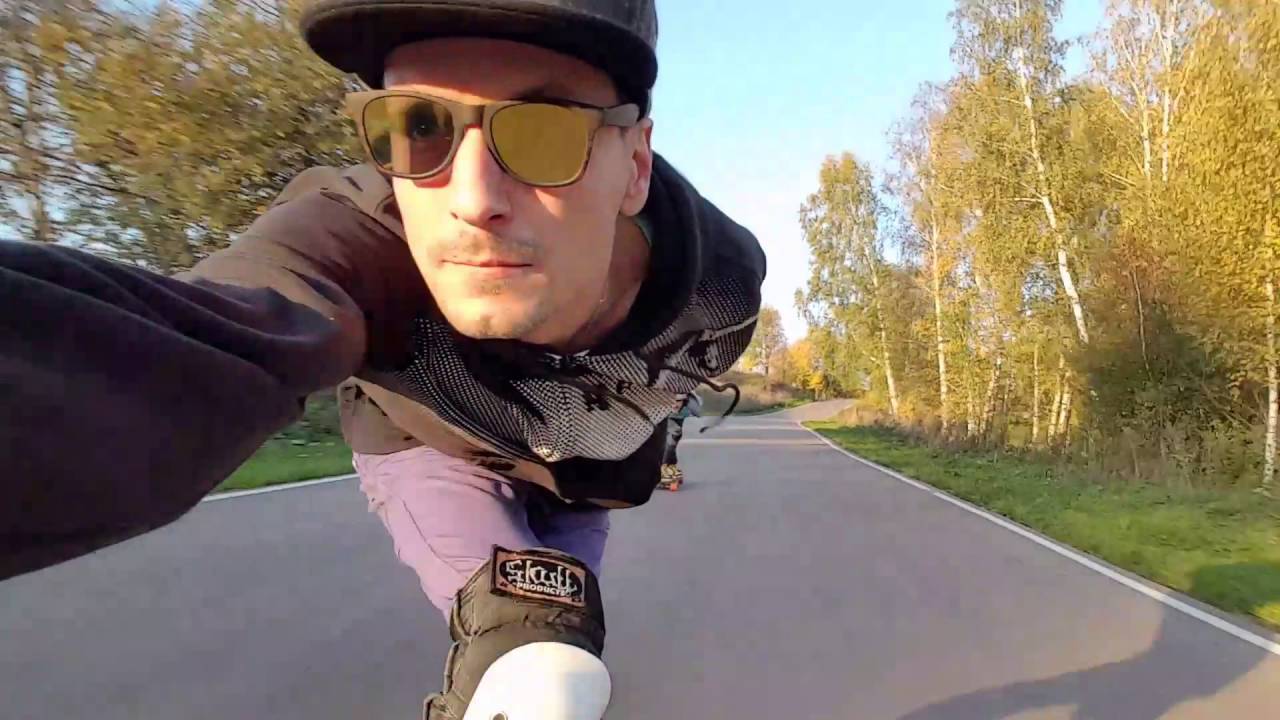 Longboarding downhill Moscow