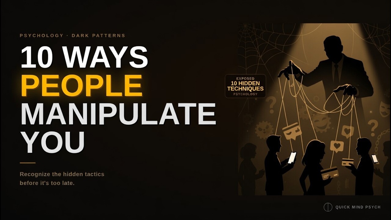 10 Hidden Manipulation Techniques Psychology Wants You to Know