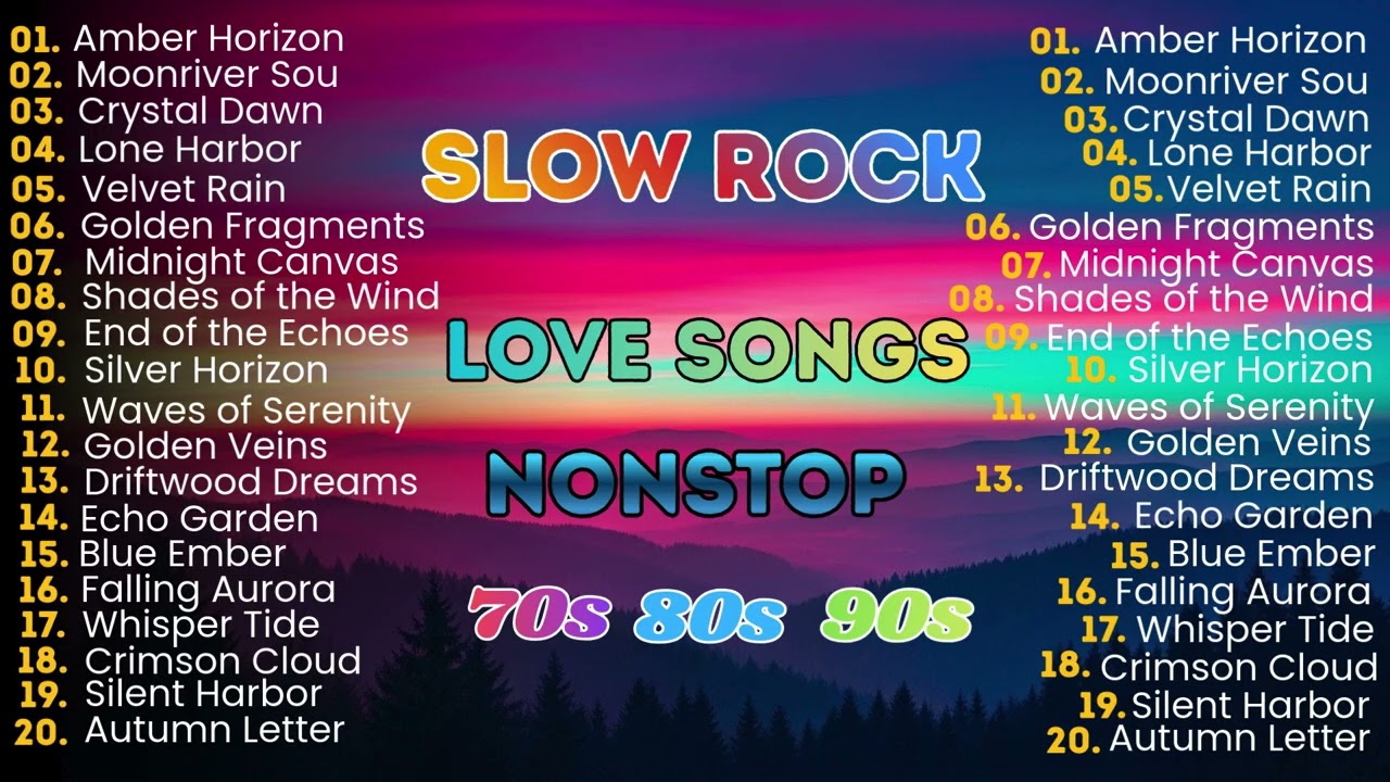 Slow Rock Love Songs Collection 70s 80s 90s | The Most Beautiful Romantic Soft Rock Classics Ever 💖
