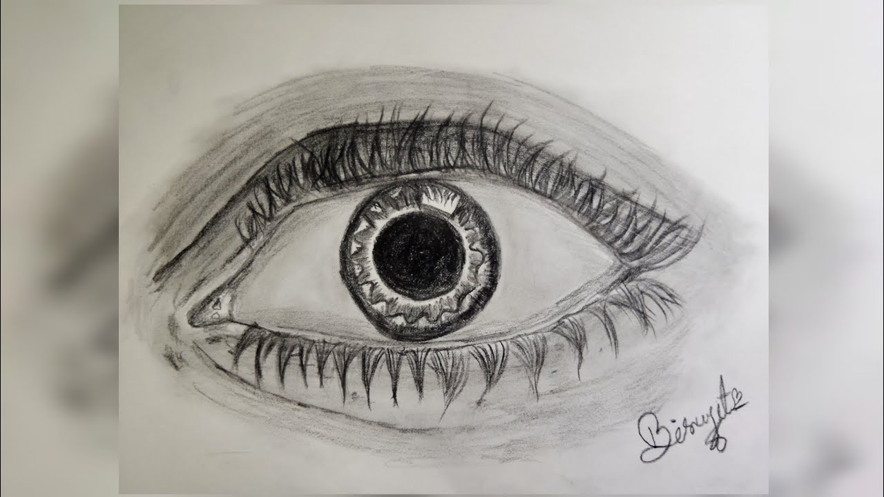 How to Draw a Realistic Eye . 🤩  