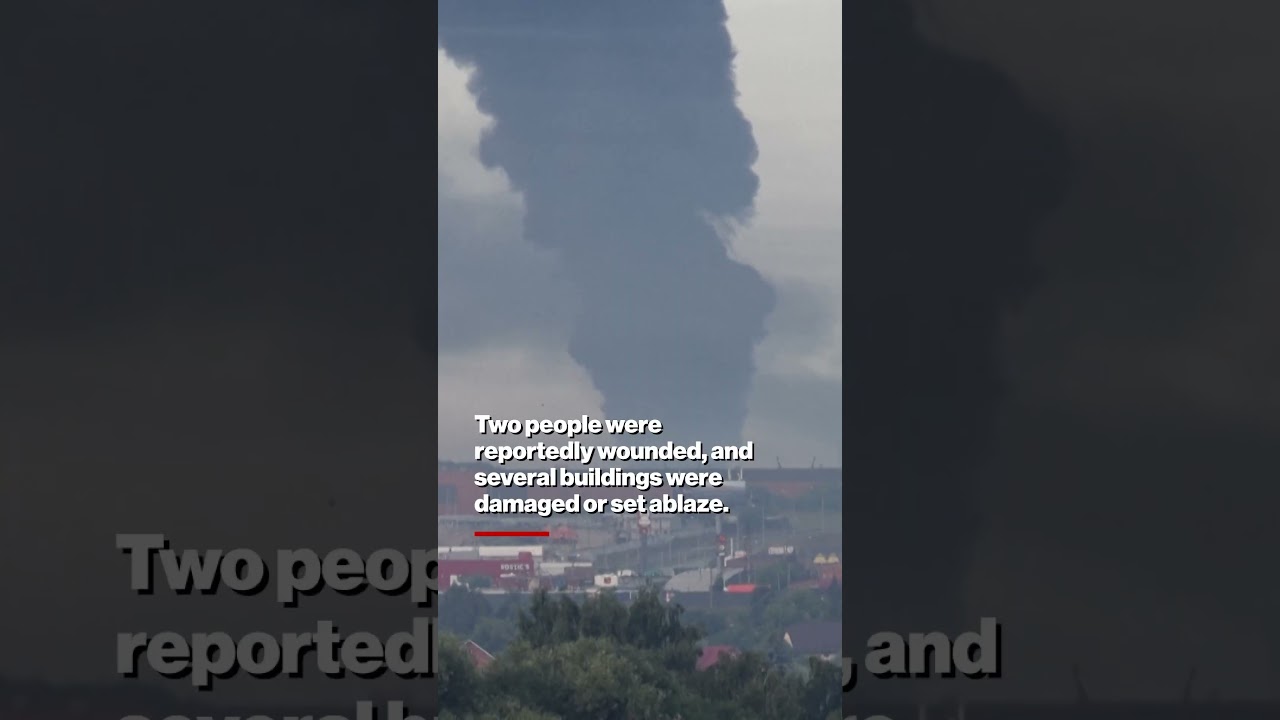 Ukraine Launches Massive 400-Drone Attack on Moscow, Russia Says #shorts