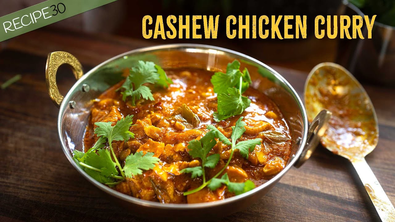 Sri Lankan Chicken and Cashew Curry Inspired by My Travels