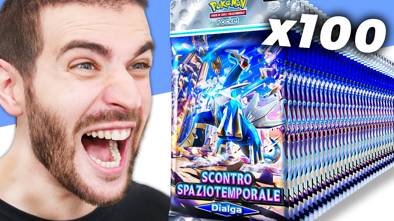 Ho Aperto 100 Bustine su TCG Pocket | Scontro Spaziotemporale Dialga