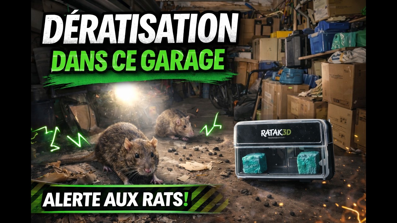 Intervention dératisation dans un garage du Var