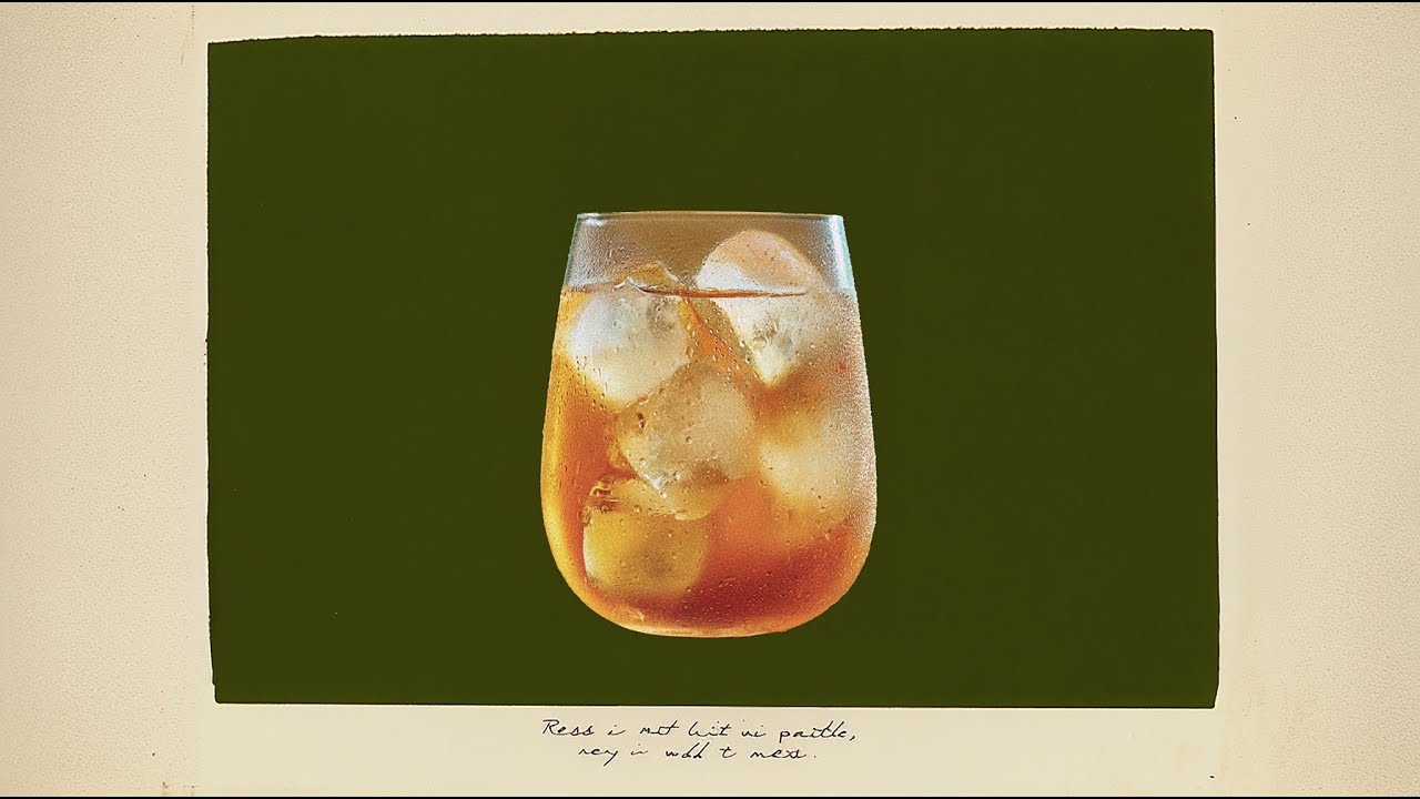 Iced Oolong Tea.