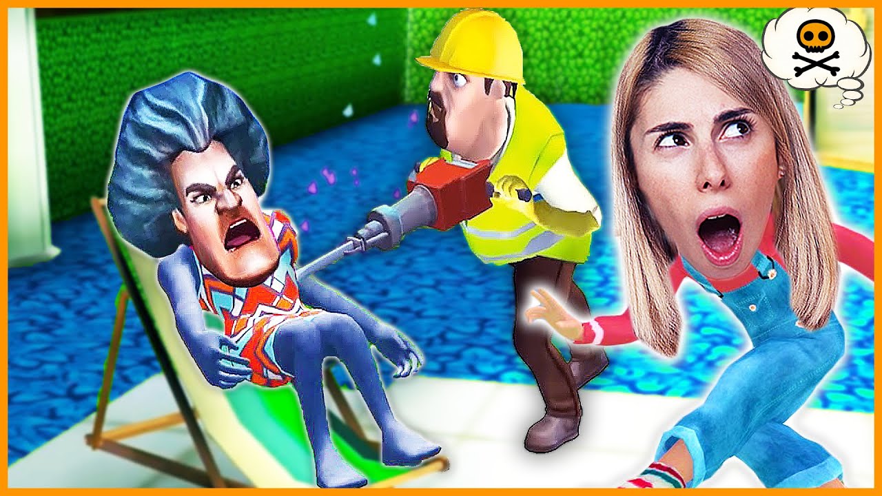 SCARY TEACHER 3D D&Uuml;NYADA İLK YENİ B&Ouml;L&Uuml;M OYUN KENT