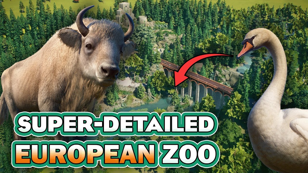 НЕВЕРОЯТНО ДЕТАЛИЗИРОВАННЫЙ ЕВРОПЕЙСКИЙ ЗООПАРК! | Planet Zoo Tour