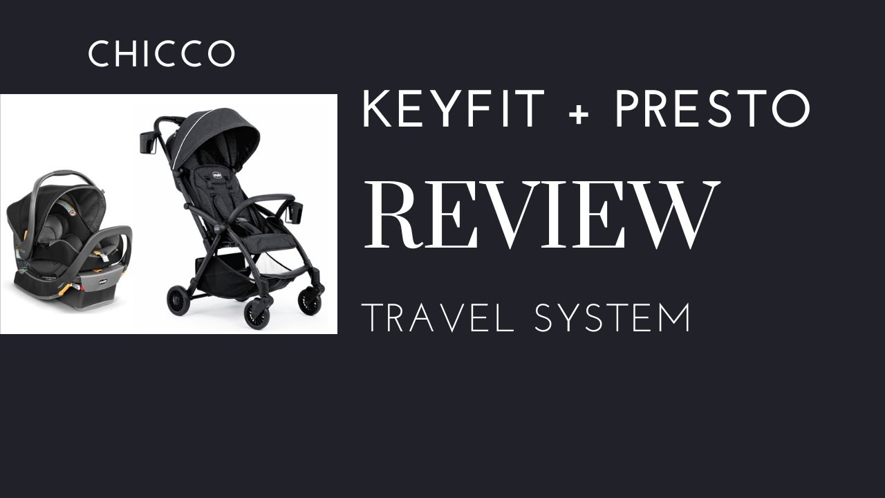 Обзор коляски Chicco Presto Compact + дорожная система Keyfit35
