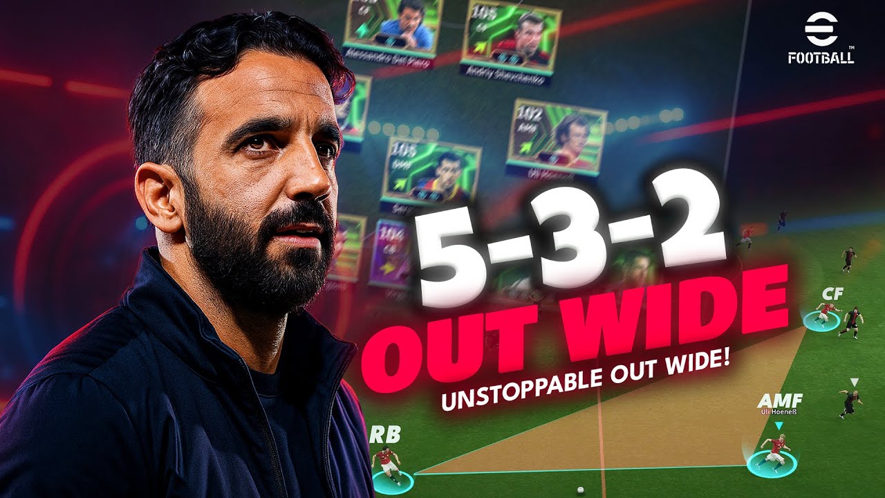 eFootball 2026 | 5-3-2 Out Wide META &ndash; Ruben Amorim Tactics