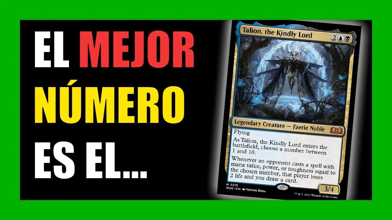 🧚🏼TALION🧚🏼ESTADÍSTICAS y ANÁLISIS✅cEDH✅Commander en Español